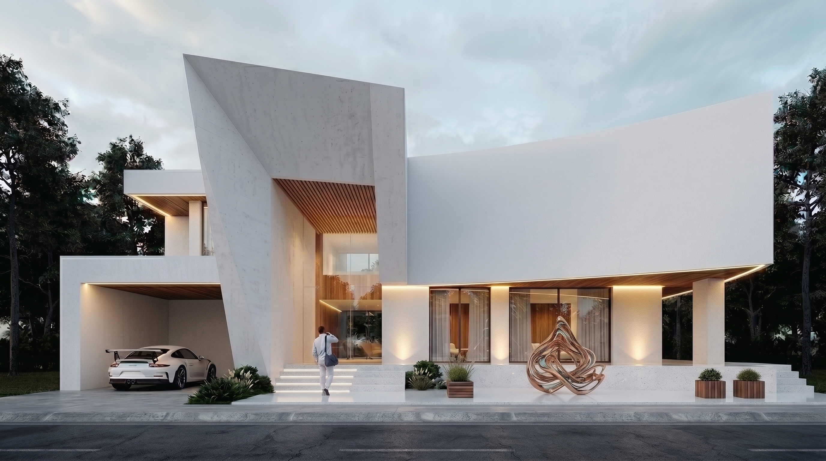 CASA MODERNA ARQUITETURA CONTEMPORÂNEA DIFERENCIADA ALTO PADRÃO CONDOMINIO DE LUXO NO BRASIL